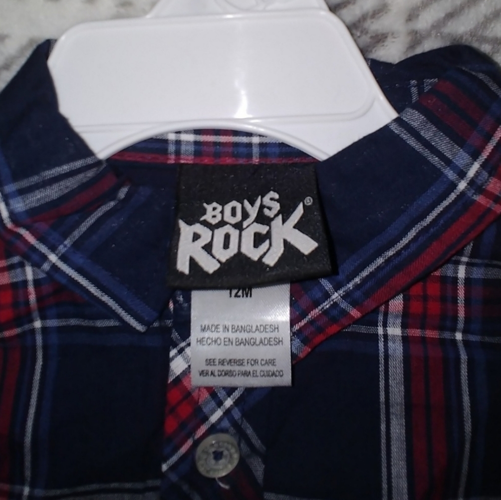 Plaid Button-up - Picture 2 of 2